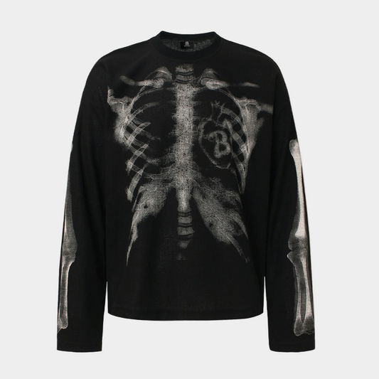Skeleton Waffle Sweatshirt