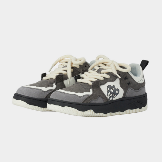 Monochrome Heavy-Duty Sneakers