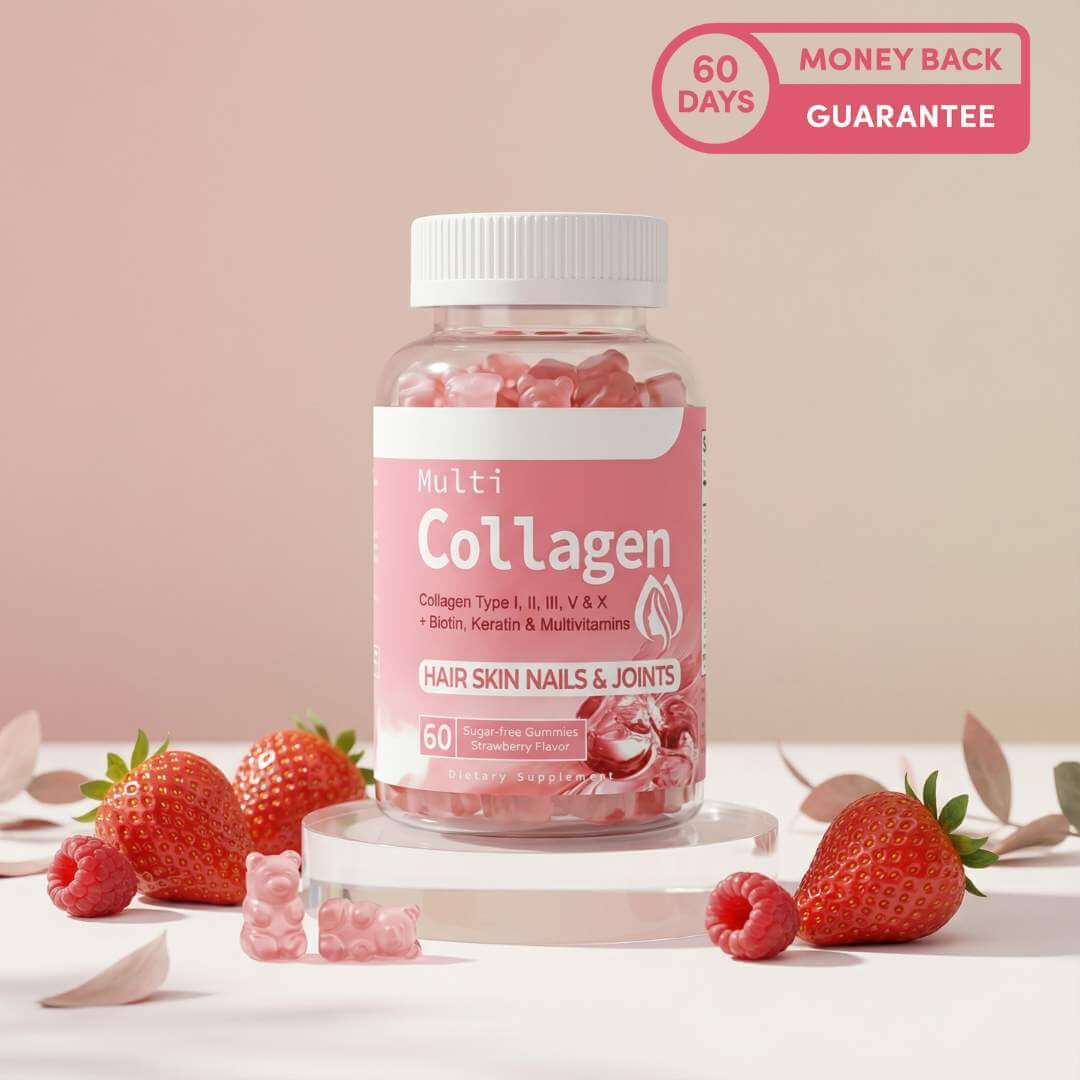 Suvelta Daily Glow — Strawberry Collagen Gummies