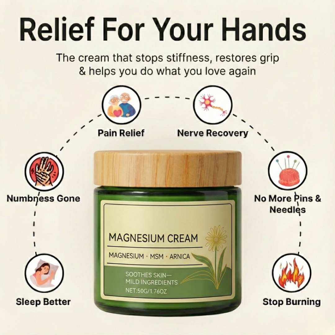 Suvelta Hand Relief Cream For Stiff, Aching Fingers & Joint Discomfort