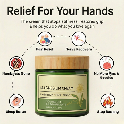 Suvelta Hand Relief Cream For Stiff, Aching Fingers & Joint Discomfort