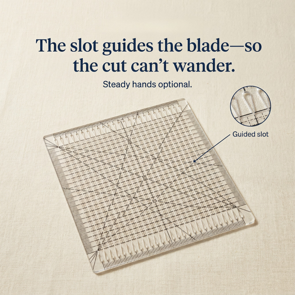 Quilting Ruler — Precision-Cut Every Strip, Every Time