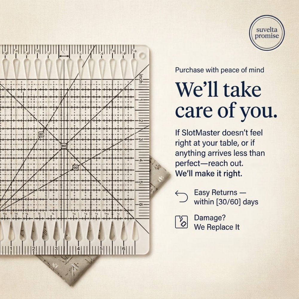 Quilting Ruler — Precision-Cut Every Strip, Every Time