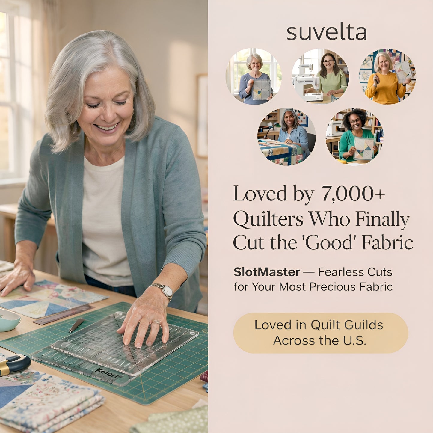 Quilting Ruler — Precision-Cut Every Strip, Every Time